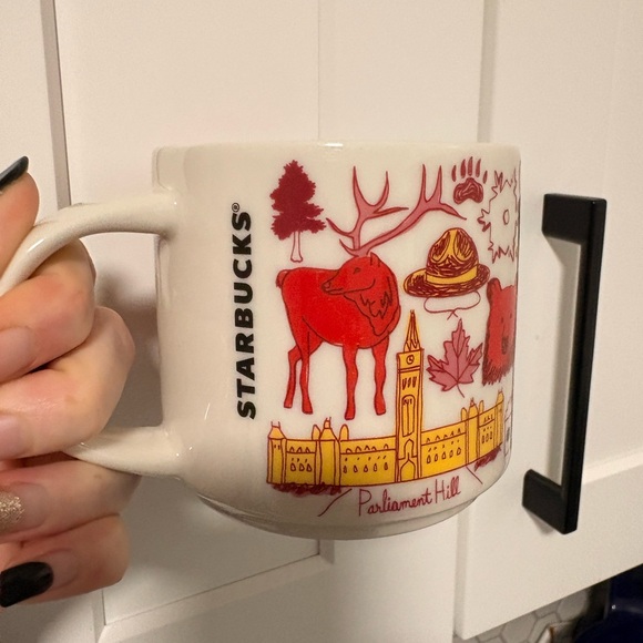 Starbucks Canada Red and White Mug - Picture 3 of 5